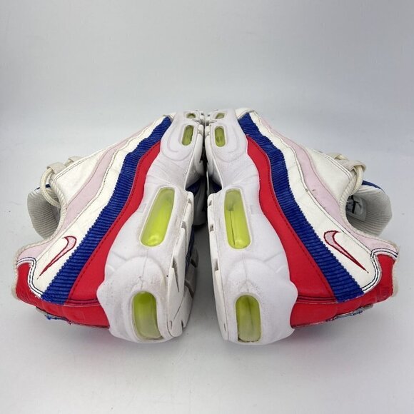 Nike Air Max 95 Se Panache White Red Blue Pink Women Shoes AQ4138-101 Size 8 - Picture 6 of 12